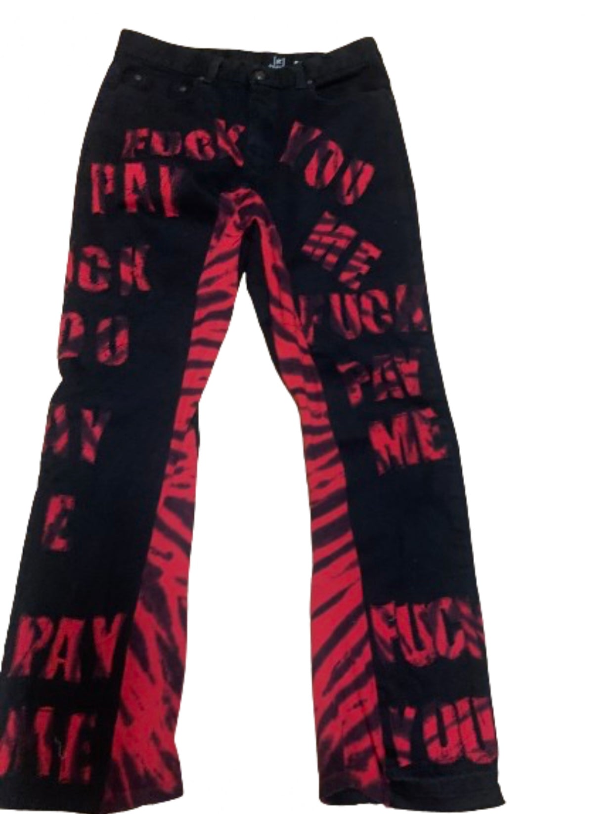 Custom 1of1 FUPM Flare Jeans