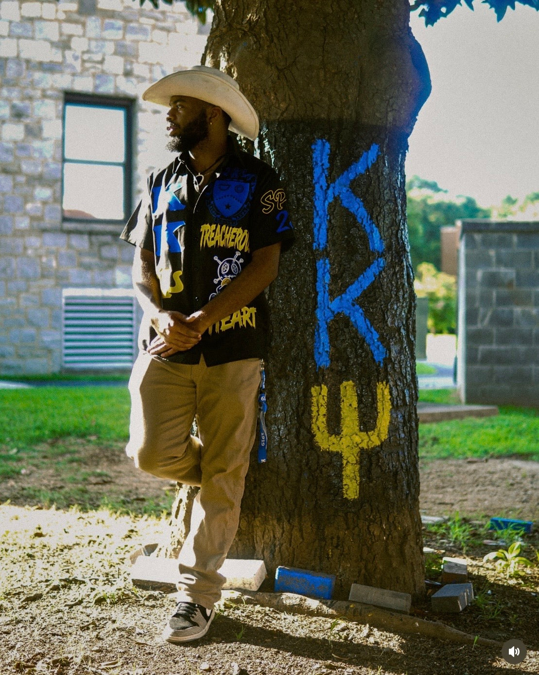 Custom Kappa Kappa Psi Black Botton Down